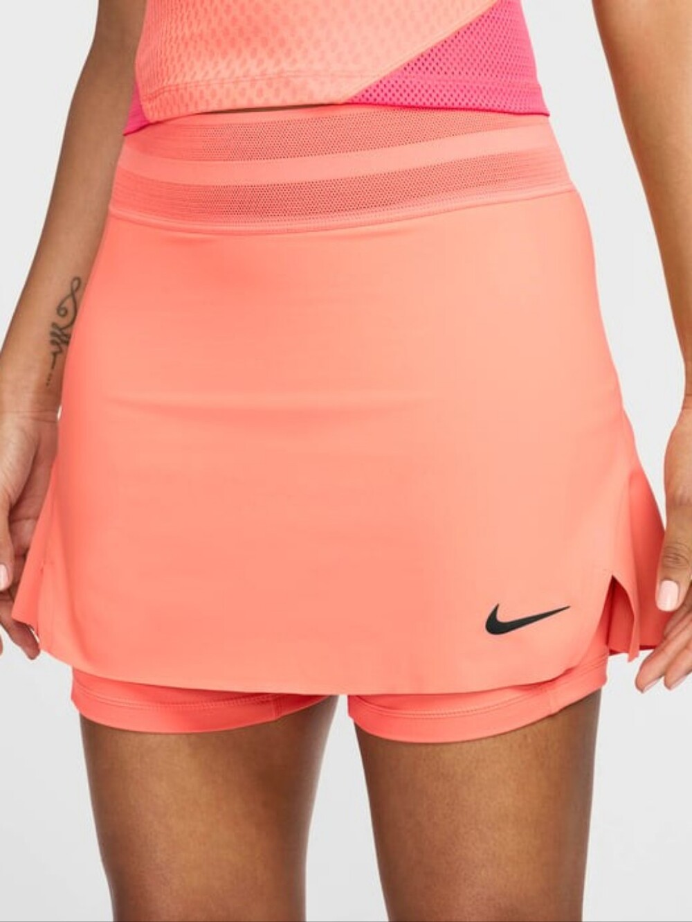 Nike Women's Coral-Orange Athletic Skort, Size XXL